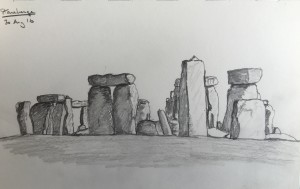 Stonehenge - Pencil on Paper